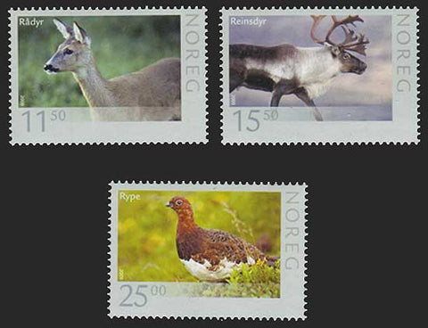 NO1565-671 Norway Scott # 1565-67 MNH, Wildlife 2009