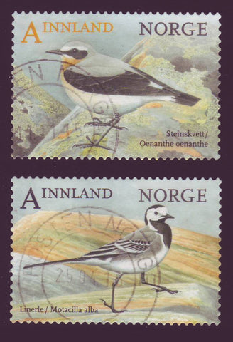 NO1781-825 Norway Scott #1787-88 VF Used - Birds 2016