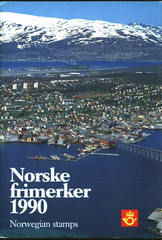 NO1990 Norvège 1990 ensemble de l’année officielle