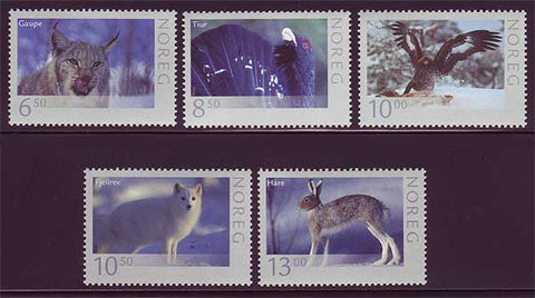 NO1467-71  Norway               Scott # 1467-71 MNH,      Wildlife  2006