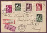 NO5101aPH Norway Registered cover to Switzerland