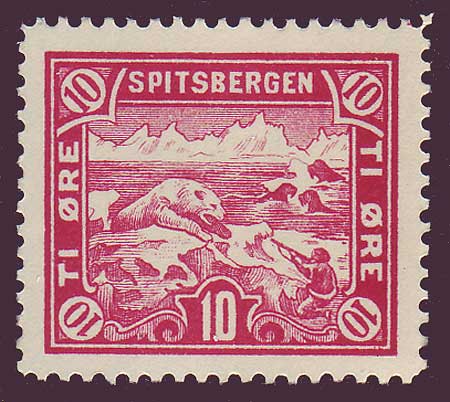 NO7096 Norway 
      Spitsbergen 1906
      (3rd printing)

        S&A # 10 VF MH