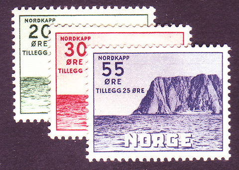 NOB54-562 Norvège Scott # 55-56 MNH * * Nordkapp 1953