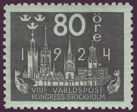 SW02081 Sweden Scott # 208 VF MNH** Universal Postal Congress