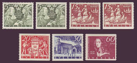 SW0268-741 Sweden Scott # 268-74 VF MNH**  complete set