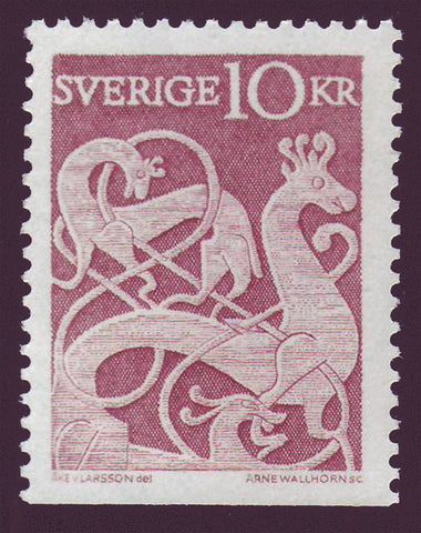 SW05921PE Suède Scott # 592 MNH * * 1961-65