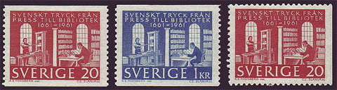 SW0600-022 Sweden Scott # 600-02  MH 1961