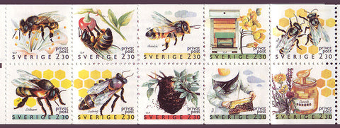 SW1828aexp Sweden       Scott # 1828a /      Facit H406,       Bee Keeping