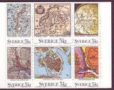 SW1866a Sweden booklet MNH,       Maps, Antique and Modern - 1991