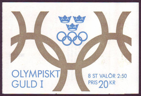 SW1897a Sweden booklet MNH,          Olympic Gold 1 - 1991