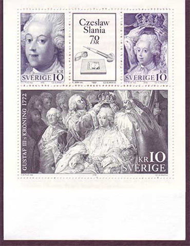 SW1906a Sweden booklet MNH,      Czeslaw Slania 70th Birthday 1991