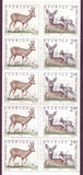 SW1921b Sweden booklet MNH,           Wild Animals I - 1991