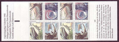 SW1972a1 Sweden          Scott # 1972a  /      Facit H430   Prehistoric Animals / Dinosaurs