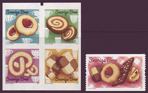 SW2709-10 Sweden     # 2709-10 MNH,            Cookies      2013