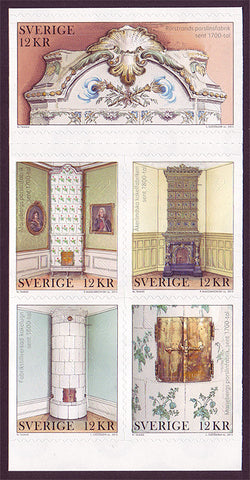 SW2716 Sweden Scott # 2716a-e MNH, Traditional Tile Stoves - 2013