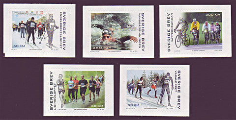 SW2723 Sweden       Scott # 2723a-e MNH,           Classic Races 2014