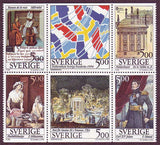 SW2070a1 Sweden booklet MNH, Sweden - France Cultural Exchange 1964