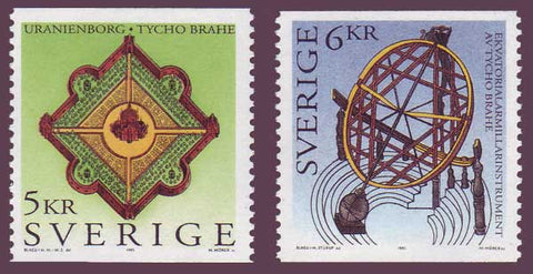 SW2149-501 Sweden Scott # 2149-50 MNH, Tycho Brahe - 1995