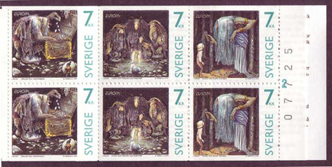 SW2237a Sweden booklet MNH      Gnomes and Trolls - Europa 1997