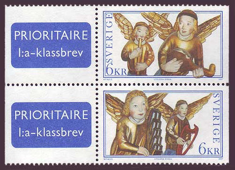 SW2260a Sweden booklet MNH,   Christmas Angels - 1997