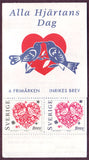 SW2267a Sweden booklet MNH,       Valentine's Day Hearts - 1998