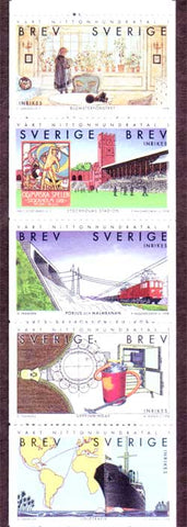 SW2309a Sweden booklet MNH,  Millenium 1: 1900-1936