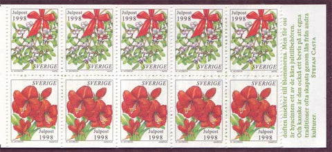 SW2315a Sweden booklet MNH,      Christmas 1998