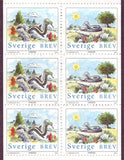 SW2407c  Sweden booklet MNH,         Year of the Snake - 2001
