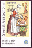 SW2444  Sweden booklet MNH,      Great Swedish Chefs - 2002