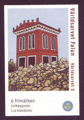 SW2481 Sweden booklet MNH, Falun, World Heritage Site 5 - 2004