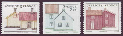 SW2485-871 Sweden Scott # 2485-87 MNH, Cottages 2004