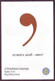 SW25861 Sweden booklet # 2586 MNH, Letter writing - Europa 2008