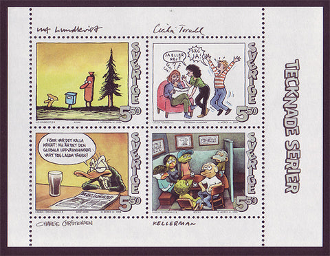 SW2597-98 Sweden # 2597-98 MNH,  Comic Strips 2008