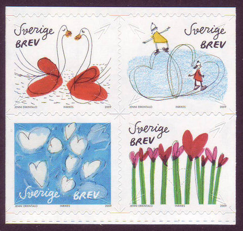 SW2604e Sweden      # 2603-04 MNH,     Greetings 2009