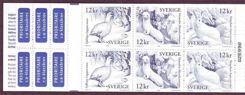 SW2625dexp Sweden booklet       Scott # 2625d MNH,           White Animals 2009