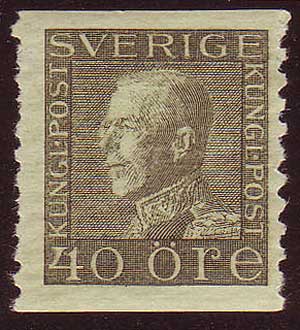 SWF189a1 Sweden Scott # 183 var. (Type I) VF MNH**