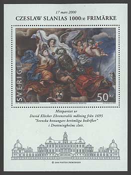 SW23741 Sweden Scott # 2374 MNH, Slania's 1000th Stamp Engraving 2000