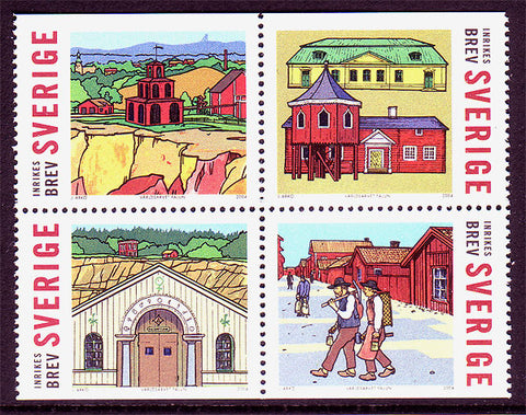 SW2481 Sweden booklet MNH, Falun, World Heritage Site 5 - 2004