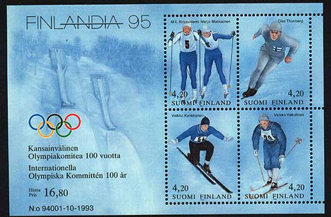 FI09331 Finland Scott # 933 MNH, Olympic Winter Sports 1994