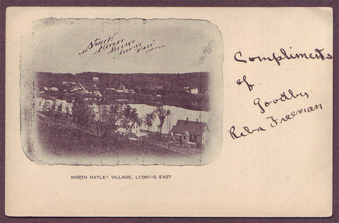 North Hatley Village, Looking East, Undivided Back, Quebec Postcard ca.1900