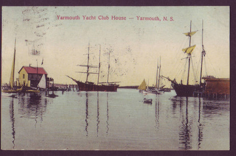Yarmouth Yacht Club House - Yarmouth, Nova Scotia - ca. 1908