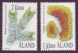 AL0107A-B1 Aland Scott # 107A-B.  Lichens - 1999