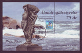 AL01375 Åland Scott # 137 NH.  Autonomy 75th Anniversary souvenir sheet 1997