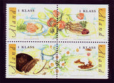 Aland booklet showing 4 examples of Aland  traditional cuisine.