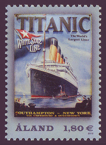 AL03281 Åland Scott # 328 NH.  RMS Titanic