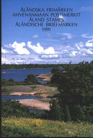Aland Year Set cover showing sailboats and blue sky.summer landscape