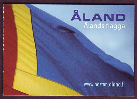 AL0222a Åland booklet Scott # 222a NH.  Aland Flag - 50th Anniversary
