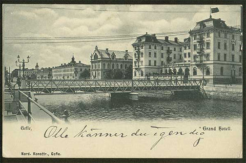SWB058 Sweden   Gefle Grand Hotel, ca.1905.