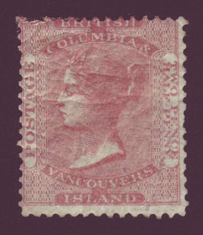 BC02a2      British Columbia and Vancouver Island # 2a. 1860