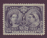 CA00582.1 Canada       Queen Victoria Diamond Jubilee 1897      Unitrade # 58 VF MH